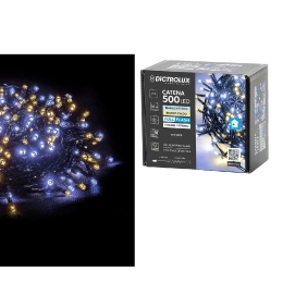 500 LED ΕΣΩΤ. & ΕΞΩΤ. ΧΩΡΟΥ ΜΕ ΜΕΤΑΣΧΗΜΑΤΙΣΤΗ ΨΥΧΡΟ ΚΑΙ ΘΕΡΜΟ ΛΕΥΚΟ ΦΩΣ ΠΡΑΣΙΝΟ ΚΑΛΩΔΙΟ ΜΗ ΕΠΕΚΤΕΙΝΟΜΕΝΟ IP44 31V 13M