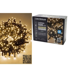 500 LED ΕΣΩΤ. & ΕΞΩΤ. ΧΩΡΟΥ ΜΕ 8 ΠΡΟΓΡΑΜΜΑΤΑ ΚΑΙ ΜΕΤΑΣΧΗΜΑΤΙΣΤΗ ΘΕΡΜΟ ΛΕΥΚΟ ΦΩΣ ΠΡΑΣΙΝΟ ΚΑΛΩΔΙΟ ΜΗ ΕΠΕΚΤΕΙΝΟΜΕΝΟ IP44 31