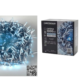 1000 LED ΕΣΩΤ. & ΕΞΩΤ. ΧΩΡΟΥ ΜΕ 8 ΠΡΟΓΡΑΜΜΑΤΑ ΨΥΧΡΟ ΛΕΥΚΟ ΦΩΣ ΔΙΑΦΑΝΟ ΚΑΛΩΔΙΟ ΜΗ ΕΠΕΚΤΕΙΝΟΜΕΝΟ 31V 22M