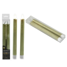 ΚΕΡΙ LED ΧΡΥΣΟ Φ2.2CM ΣΕΤ 2ΤΜΧ