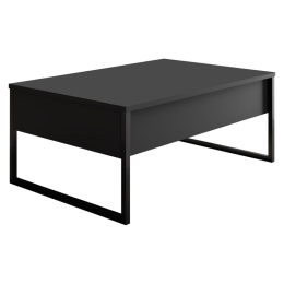 ΤΡΑΠΕΖΙ ΣΑΛΟΝΙΟΥ PWF-0626 PAKOWORLD ΑΝΘΡΑΚΙ-ΜΑΥΡΟ 90X60X40ΕΚ