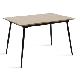 ΤΡΑΠΕΖΙ SHAZAM PAKOWORLD MDF ΕΠΕΚΤΕΙΝΟΜΕΝΟ ΧΡΩΜΑ SONOMA 120-160X80X76ΕΚ