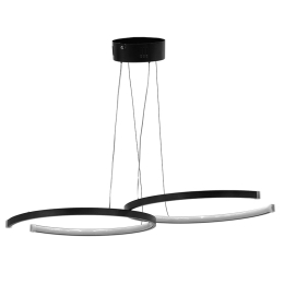 ΦΩΤΙΣΤΙΚΟ ΟΡΟΦΗΣ ΔΙΦΩΤΟ PWL-1176 PAKOWORLD LED 3000K ΜΑΥΡΟ 66X39X44ΕΚ