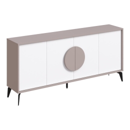 ΜΠΟΥΦΕΣ GORA PAKOWORLD ΣΕ ΛΕΥΚΗ ΜΕ ΜΟΚΑ ΑΠΟΧΡΩΣΗ  180X35.6X82ΕΚ