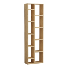 ΒΙΒΛΙΟΘΗΚΗ MINICU PAKOWORLD ΣΕ OAK ΑΠΟΧΡΩΣΗ  44,4X19,6X150ΕΚ