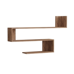 ΡΑΦΙΕΡΑ ΤΟΙΧΟΥ ZETA PAKOWORLD ΣΕ SONOMA ΑΠΟΧΡΩΣΗ 120X20X71ΕΚ