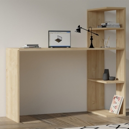 ΓΡΑΦΕΙΟ ΜΕ ΒΙΒΛΙΟΘΗΚΗ MERGO PAKOWORLD ΣΕ OAK ΑΠΟΧΡΩΣΗ 121X51X75ΕΚ