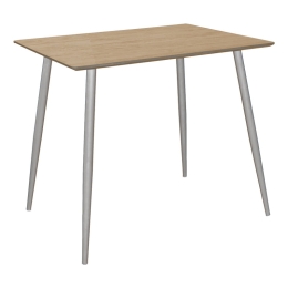 ΤΡΑΠΕΖΙ CUBA PAKOWORLD MDF SONOMA-ΛΕΥΚΟ 70X70X75ΕΚ