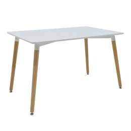 ΤΡΑΠΕΖΙ NATALI PAKOWORLD ΕΠΙΦΑΝΕΙΑ MDF ΛΕΥΚΟ 150X80X75ΕΚ