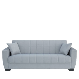 ΚΑΝΑΠΕΣ ΚΡΕΒΑΤΙ ΤΡΙΘΕΣΙΟΣ ARTELIBRE DIEGO 3S ΓΚΡΙ 210X84X86CM