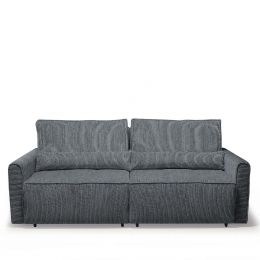 ΚΑΝΑΠΕΣ ΚΡΕΒΑΤΙ ΤΡΙΘΕΣΙΟΣ ARTELIBRE SHELBY ΓΚΡΙ 215X110X90CM