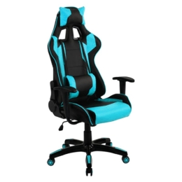 ΠΟΛΥΘΡΟΝΑ ΓΡΑΦΕΙΟΥ ARTELIBRE GAMING ΚΥΛΛΗΝΗ ΜΠΛΕ/ΜΑΥΡΟ PVC 66X67X127-135CM