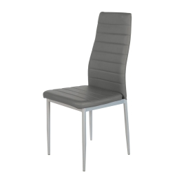 ΚΑΡΕΚΛΑ ARTELIBRE ROSE ΣΚΟΥΡΟ ΓΚΡΙ PVC 53X39X96CM