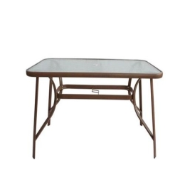ΤΡΑΠΕΖΙ ΜΕΤΑΛΛΙΚΟ ARTELIBRE SUN ΚΑΦΕ 120X70X70CM