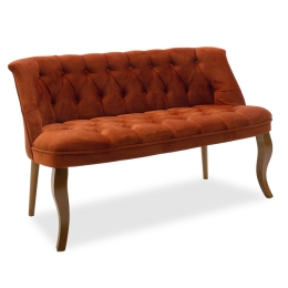 ΚΑΝΑΠΕΣ LORETA PAKOWORLD 2ΘΕΣΙΟΣ ΒΕΛΟΥΔΟ ΚΕΡΑΜΙΔΙ 123X65X73ΕΚ