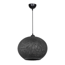 ΦΩΤΙΣΤΙΚΟ ΟΡΟΦΗΣ ΜΟΝΟΦΩΤΟ LESHIA PAKOWORLD Ε27 ΜΑΥΡΟ Φ38X38ΕΚ