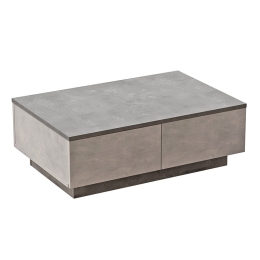 ΤΡΑΠΕΖΙ ΣΑΛΟΝΙΟΥ THUNDER PAKOWORLD ΑΝΘΡΑΚΙ ANTIQUE-ΓΚΡΙ ANTIQUE 90X60X31.5ΕΚ