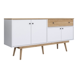 ΜΠΟΥΦΕΣ SATAVA PAKOWORLD PP ΣΕ ΛΕΥΚΗ-ΚΑΡΥΔΙ ΑΠΟΧΡΩΣΗ 180X45X87.6ΕΚ