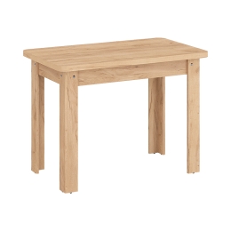 ΤΡΑΠΕΖΙ CELESTE PAKOWORLD ΜΕΛΑΜΙΝΗΣ ΣΕ OAK ΑΠΟΧΡΩΣΗ 100X60X73.5ΕΚ