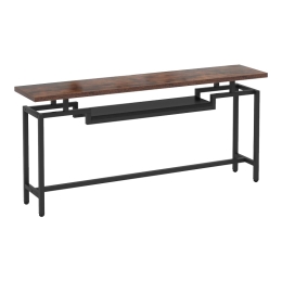 ΚΟΝΣΟΛΑ ONOLE PAKOWORLD ΣΕ ΚΑΡΥΔΙ - ΜΑΥΡΟ ΜΕΤΑΛΛΟ 180X35X82ΕΚ