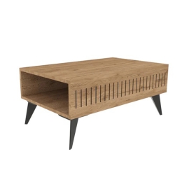 ΤΡΑΠΕΖΙ MARLA PAKOWORLD ΣΕ OAK ΑΠΟΧΡΩΣΗ 90X56X40ΕΚ