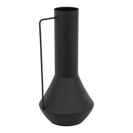 ΒΑΖΟ GENMARY PAKOWORLD ΜΕΤΑΛΛΙΚΟ ΣΕ ΜΑΥΡΗ ΑΠΟΧΡΩΣΗ Φ17X34.5ΕΚ