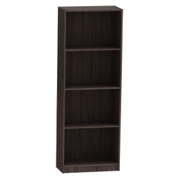 ΒΙΒΛΙΟΘΗΚΗ PRESLEY PAKOWORLD GREY-WENGE 60X30X167ΕΚ