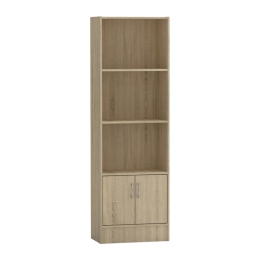 ΒΙΒΛΙΟΘΗΚΗ NEGAN PAKOWORLD SONOMA ΜΕΛΑΜΙΝΗΣ 57X33X180ΕΚ