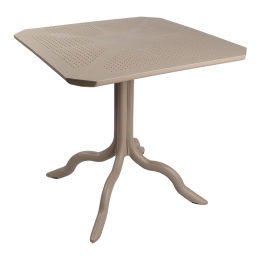 ΤΡΑΠΕΖΙ ICON  PAKOWORLD PP ΣΕ ΑΠΟΧΡΩΣΗ CAPPUCINO 80X80X74.5ΕΚ
