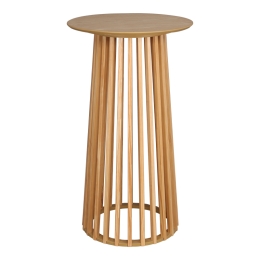 ΤΡΑΠΕΖΙ ΜΠΑΡ DOMONIC PAKOWORLD MDF ΦΥΣΙΚΟ Φ60X105ΕΚ
