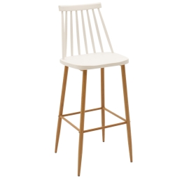 ΣΚΑΜΠΟ ΜΠΑΡ AURORA PAKOWORLD PP ΛΕΥΚΟ-ΦΥΣΙΚΟ ΠΟΔΙ 42X49X109ΕΚ