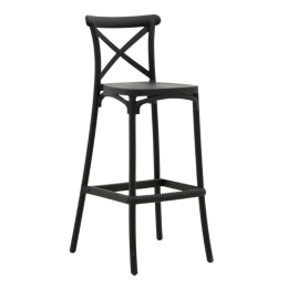 ΣΚΑΜΠΟ ΜΠΑΡ CROSSIE PAKOWORLD PP ΜΑΥΡΟ 44X44X113ΕΚ