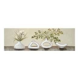 ΠΙΝΑΚΑΣ ΣΕ ΚΑΜΒΑ 3D VASE II INART 150X3X50ΕΚ