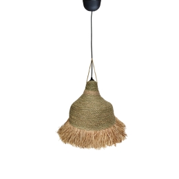 ΦΩΤΙΣΤΙΚΟ ΟΡΟΦΗΣ BOHER INART SEAGRASS ΣΕ ΦΥΣΙΚΗ ΑΠΟΧΡΩΣΗ Φ60X99ΕΚ