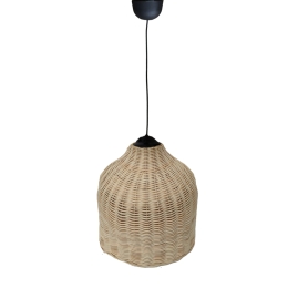 ΦΩΤΙΣΤΙΚΟ ΟΡΟΦΗΣ ZIQUEL INART RATTAN ΣΕ ΦΥΣΙΚΗ ΑΠΟΧΡΩΣΗ Φ60X99ΕΚ