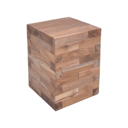 ΒΟΗΘΗΤΙΚΟ ΤΡΑΠΕΖΙ WERZY INART ΦΥΣΙΚΟ ΜΑΣΙΦ ΞΥΛΟ TEAK 35X35X49ΕΚ