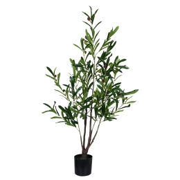 ΔΙΑΚΟΣΜΗΤΙΚΟ ΦΥΤΟ OLIVE TREE ΣΕ ΓΛΑΣΤΡΑ INART ΠΡΑΣΙΝΟ PP Υ120ΕΚ