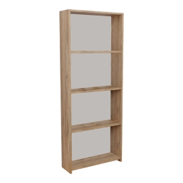 ΒΙΒΛΙΟΘΗΚΗ FREN PAKOWORLD OAK-ΛΕΥΚΟ ΜΕΛΑΜΙΝΗΣ 60X19.5X170ΕΚ