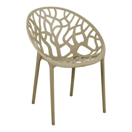 ΠΟΛΥΘΡΟΝΑ DAREN PAKOWORLD PP ΣΕ CAPPUCCINO ΑΠΟΧΡΩΣΗ 59X60X79,5ΕΚ