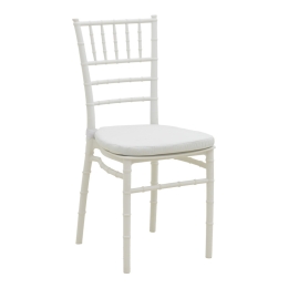 ΚΑΡΕΚΛΑ TIFFANY PAKOWORLD ΜΕ ΜΑΞΙΛΑΡΙ PP ΣΕ ΛΕΥΚΗ ΑΠΟΧΡΩΣΗ 40X40X88ΕΚ