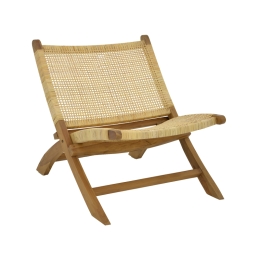 ΠΟΛΥΘΡΟΝΑ JERENZE PAKOWORLD ΦΥΣΙΚΟ TEAK ΞΥΛΟ-ΦΥΣΙΚΟ RATTAN 65X78X68ΕΚ