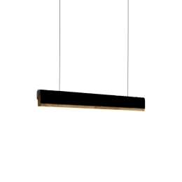 ΦΩΤΙΣΤΙΚΟ ΟΡΟΦΗΣ RAFMOLE PAKOWORLD LED ΜΑΥΡΟ ΜΕΤΑΛΛΟ-ΞΥΛΟ 120X7.5ΕΚ
