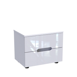 ΚΟΜΟΔΙΝΟ AFINA PAKOWORLD MDF ΣΕ ΛΕΥΚΗ GLOSSY ΑΠΟΧΡΩΣΗ 50X35X41ΕΚ