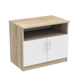 ΝΤΟΥΛΑΠΙ ΧΑΜΗΛΟ GALDOW PAKOWORLD ΣΕ SONOMA-ΛΕΥΚΗ ΑΠΟΧΡΩΣΗ 80X45X60ΕΚ