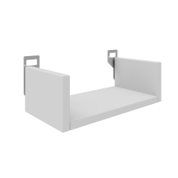 ΡΑΦΙΕΡΑ ΤΟΙΧΟΥ DERVA PAKOWORLD ΣΕ ΛΕΥΚΗ ΑΠΟΧΡΩΣΗ 30X15X10CM