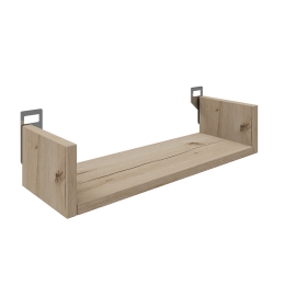ΡΑΦΙΕΡΑ ΤΟΙΧΟΥ DERVA PAKOWORLD ΣΕ OAK ΑΠΟΧΡΩΣΗ 45X15X10CM