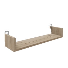 ΡΑΦΙΕΡΑ ΤΟΙΧΟΥ DERVA PAKOWORLD ΣΕ OAK ΑΠΟΧΡΩΣΗ 60X15X10CM