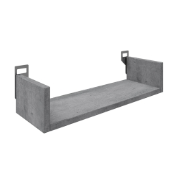 ΡΑΦΙΕΡΑ ΤΟΙΧΟΥ DERVA PAKOWORLD ΣΕ CEMENT ΓΚΡΙ ΑΠΟΧΡΩΣΗ 45X15X10CM