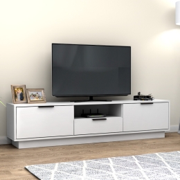 ΕΠΙΠΛΟ ΤΗΛΕΟΡΑΣΗΣ MENSA MEGAPAP ΧΡΩΜΑ ΛΕΥΚΟ 180X35X43CM.