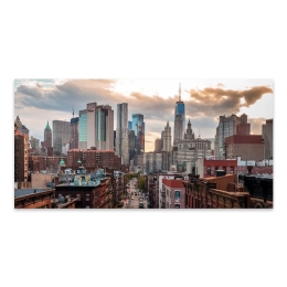 ΠΙΝΑΚΑΣ ΣΕ ΚΑΜΒΑ "NEW YORK MANHATTAN" MEGAPAP ΨΗΦΙΑΚΗΣ ΕΚΤΥΠΩΣΗΣ 140X70X3ΕΚ.